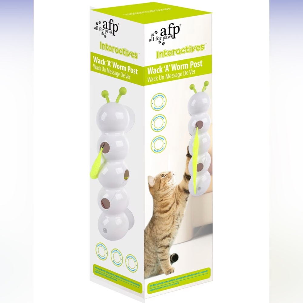 Wack A Worm Cat Toy
